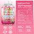 Black Sambucus Elderberry Gummies with Propolis & Echinacea + Vitamin C Antioxidant Flavonoids Immune System Booster for Kid & Adult Vegan Friendl...