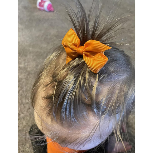 Baby Hair Clips 60PCS - 2" Fully Lined Tiny Hair Bows Alligator Clips for Infants and Toddlers in Pairs...