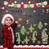 Whaline 94Pcs Merry Christmas Bulletin Board Decoration Kit Holiday Bulletin Board Set Xmas Tree Snowflake Gift Paper Cutouts with Glue Points for...