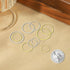 520Pcs Earring Hoops for Jewelry Making,with 120Pcs Round Beading Hoops Earring Findings Hoop Earrings and 200Pcs Earring Hooks,200Pcs Earring Bac...