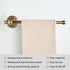 Hand Towel Bar for Bathroom Antique Bronze Brass, Rustproof Wall Mounted Towel Rack Hanger Bathroom Hardware Accessories Towel Holder,Pattern Carv...