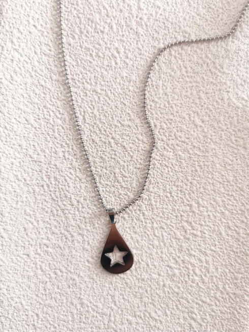 Guitar Pick Star Necklace Solid Stainless Ball Chain Guitar Pick Gift Jewellery...
