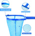 Pool Skimmer - Pool Net, Pool Skimmer Net with Solid Plastic Frame, Skimmer Net with Fine Mesh...