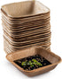 brheez Bamboo Bowls Made From Palm Leaf - 10 Party Bowls - 4 Inch Eco Friendly Compostable & Biodegradable-Disposable Bowls Heavy Duty and More En...