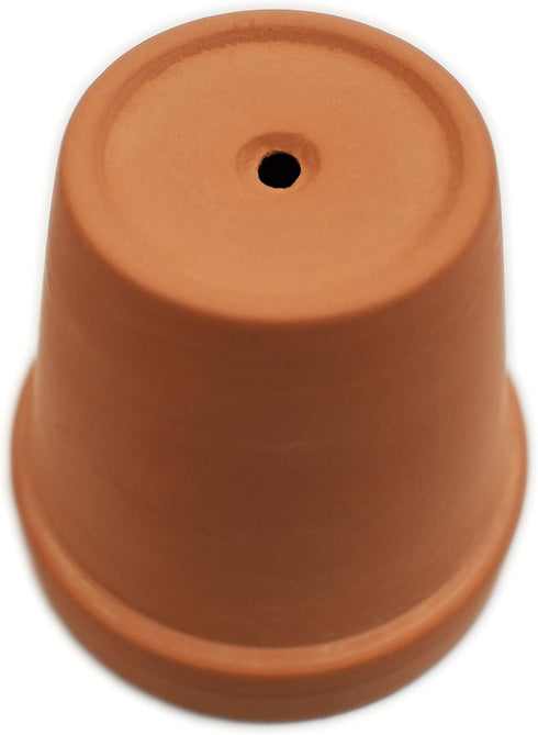 Set of 4 Archway Lawn & Garden Mini Flower Pots - 2.5" x 2.5" Terra Cotta Black Duck Brand (4)...