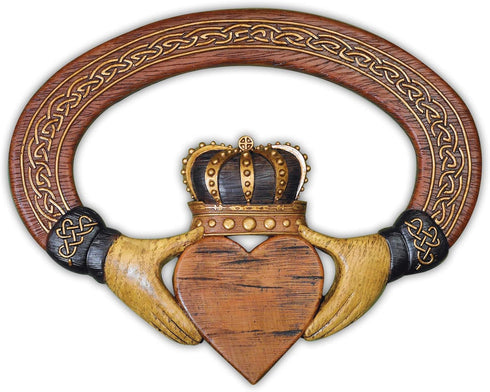 Abbey Gift Press Claddagh Wall Hanging and Card, Brown (54999T)...