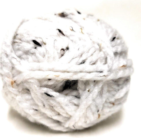 Loops & Threads Charisma Tweed Yarn 1 Ball White 3 oz....