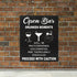 JennyGems Open Bar Hanging Wood Sign | Drunken Moments Will Be Photographed Documented and Thoroughly | Funny Wedding Reception Decor Sign | Birth...