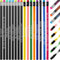 60 Pcs Inspirational Pencils Personalized Pencils with Name Cute Pencils Motivational Pencils for Student Color Changing Mood Pencils for Kids Sch...
