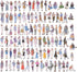 ANKOMINA 100 PCS Fashion Lovely Girls Stickers Waterproof Handbook DIY Craft Photo Album Scrapbook Journal Planner Motorcycle Car Laptop Luggage W...