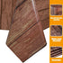 Irenare 3 Pieces Wood Grain Tablecloth Western Tablecloths Rustic Plastic Table Covers Rectangular Table Decoration for Barbecue Fall Autumn Weste...