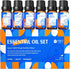 HIQILI Essential Oils for Diffusers for Home?Top 6 Gift Essential Oil Set?Include Lavender, Orange, Peppermint, Tea Tree, Eucalyptus, Lemongrass?B...