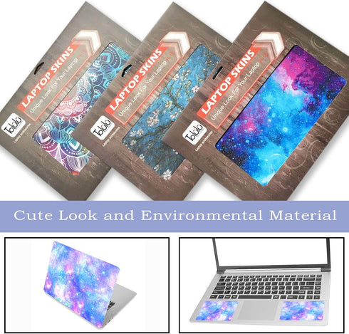 Laptop Skin Sticker Decal,12" 13" 13.3" 14" 15" 15.4" 15.6 inch Laptop Vinyl Skin Sticker Cover Art Protector Notebook (2 Wrist Pad Skins), Decora...