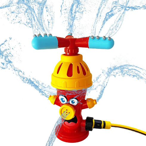 Cute Hydrant Sprinkler for Kids Water Toys Outdoor Activities for Kids - Outdoor Water Play Kids Toys for Summer, Outside Fun Sprinkler,Backyard K...