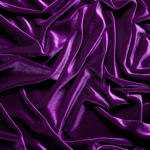 Ice Fabric Stretch Velvet Fabric by The Yard - 60" Wide Soft Stretchy Fabric for Sewing Clothes, Apparel, Costume, Crafts - 90% Polyester 10% Span...