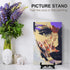 3 Pcs Wooden Display Stand Decorative Plate Stands Plate Holder Picture Frame Stand Black Easel Stand for Display Pictures Cook Books Art Certific...