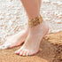 8 Pcs Beaded Anklets for Women Handmade Multicolor Layered Ankle Seed African Beaded Anklets for Women Elastic Boho Ankle Bracelets Glass Bead Str...