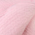 HonestBaby Organic Cotton Matelasse Reversible Receiving Blanket, Pink, One Size...