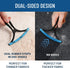 Triton Carpet Rake for Pet Hair Removal - Dual Sided Carpet Scraper Picks Up More Pet Hair in Less Time - Carpet, Dog, Cat Hair Remover Tool - Flu...