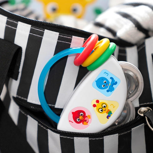 Baby Einstein Tiny Tambourine Musical Toy & Rattle, BPA Free, Take Along, Age 3 Months+...