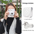 Camera Case Compatible with Fujifilm Instax Mini 12 Instant Camera, Checkerboard Style Camera Carry Bag for Polaroid Instax Mini 12 with Strap - W...
