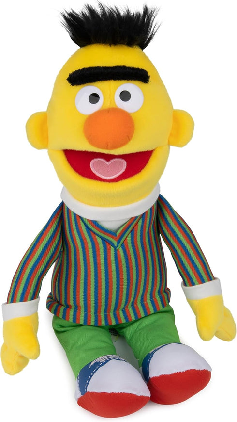 GUND Sesame Street Official Bert Muppet Plush, Premium Plush Toy for Ages 1 & Up, Yellow, 14”...