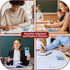 Scientific Calculators School Supplies, ROATEE 401 Functions 2-Line Display with Sliding Cover, Solar Battery Power for Middle High School & Colle...