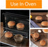 Mini Pie Pan Tart Tins Cupcake Pan 4 Inch Air Fryer Hamburger Bun Mold Mini Cake Pans for Baking-2SETS...