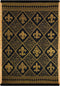 Manual Damask Throw, Fleur De Lis, Gold, 50 by 60-Inch...