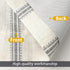 DriftAway Farmhouse Vertical Striped Linen Blend Valances for Windows 18 Inch Blackout Kichen Curtain Valance for Living Room Country Vintage Line...