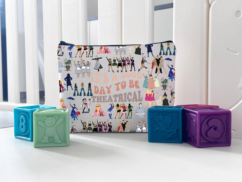 WCGXKO Broadway Musical Gift It’s A Good Day To Be Theatrical Musical Theatre Gift Makeup Bag (Be Theatrical)...