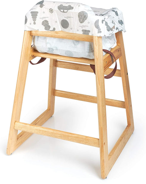 Disposable High Chair Covers for Restaurant and Home 10 Pack for Baby Kids Toddlers to Protect Against Germs and Messy Meals...