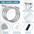 6 Pcs Universal Bike Brake Cable Replaceable Brake Inner Wire Cable, Standard Bicycle Brake Cable with Cable Cap End Crimps Accessories, Professio...