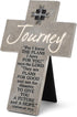 Lighthouse Christian Products Future and Hope Journey Marbled Grey 8 Inch Cast Stone Cross Figurine...