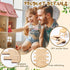 200 Pcs Miniature Dollhouse Flooring Mini Wooden Dollhouse Floor Boards 1 12 Scale Dollhouse Accessories Geometric Bamboo Doll House Furniture Woo...