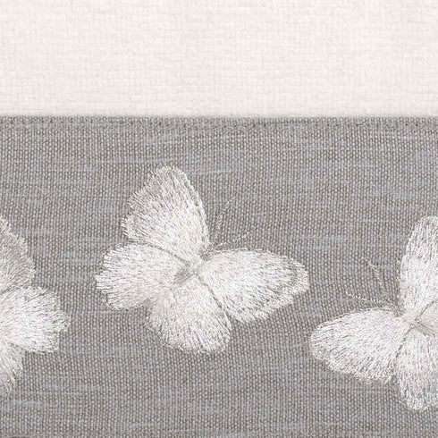 Avanti Linens - Fingertip Towel, Soft & Absorbent Cotton Towel (Yara Collection, White) 18.00" x 11.00"...