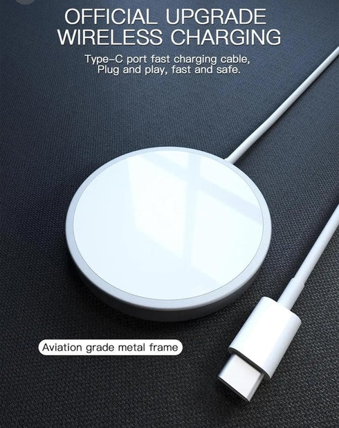 Fast Charging disc for iPhone 13/14 Pro 14/15, 20W USB-C PD Charging Station with a Sleek and asethetic Design Compatible with iPhone 12/11 Pro Ma...