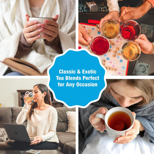 Tiesta Tea - Ginger Citrus Herbal Loose Leaf Tea, Lemon Ginger Tea with Mint and Chamomile, Caffeine-Free, Brew Hot or Iced, Makes Up to 25 Cups, ...