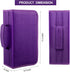 CD/DVD Case Holder, 128 Capacity CD VCD Media Wallet, Storage, Holder, Booklet, Organizer (Purple)...