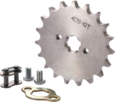 GOOFIT 17mm Sprocket Front for 50cc 70cc 90cc 125cc Motorcycle ATV Dirt Bike Go Kart(428-19T)...