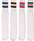 Mens Classic Three Stripe Sports Tube Socks Size 13-15 (4-Pairs)...