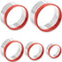 5 Pcs Round Circle Cookie Cutters 1.9", 2.3", 2.7", 3.1", 3.5", 0.4MM Thickness Heavy Duty Food-Grade Stainless Steel, Biscuit Cutter, Mini Cookie...