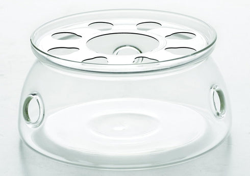 Uniware® 6 Inch Glass Teapots Warmer With Metal Tray and Color box (1)...