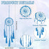6 Set Mini Dream Catcher Kit DIY Dream Catcher Making Kit Rainbow Color Handmade Small Dream Catcher for Bag Pendant Car Interior Backpack Charm...