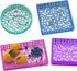 Yayatty Jewelry Casting Silicone Molds, Rectangle Silicone Serving Tray Molds for Resin Diamond Pattern Storage Silicone Resin Molds with Gold Foi...