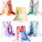Sureio 6 Pcs Scarves for Women Lightweight Summer Floral Print Pattern Scarf for Women Dressy Long Thin Scarf Shawl(Elegant Style)...