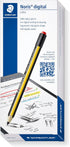 STAEDTLER Noris Jumbo Digital Stylus Pen: No Charging, EMR Palm Rejection, 4.096 Pressure Levels, Hexagonal Shape, Natural Writing and Drawing on ...