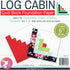 It's Sew Emma Quilt Block Foundation Paper - 6" Log Cabin...