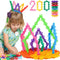 NEOACT 200PCS Building Blocks Kids Educational Building Toys Interlocking Plastic Connect Block Manipulatives for Preschool Kids Aged 3+, Creativi...