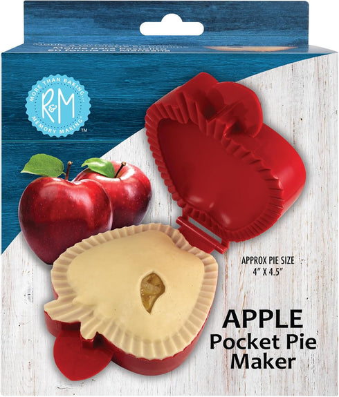 R&M International Pocket Pie Maker, Apple Shape, 5"...